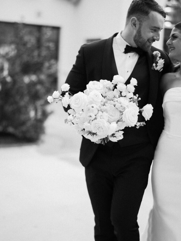 modern timeless and romantic couples photography bride and groom portraits