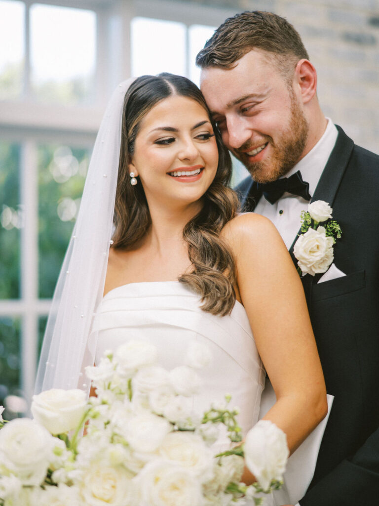 modern timeless and romantic couples photography bride and groom portraits