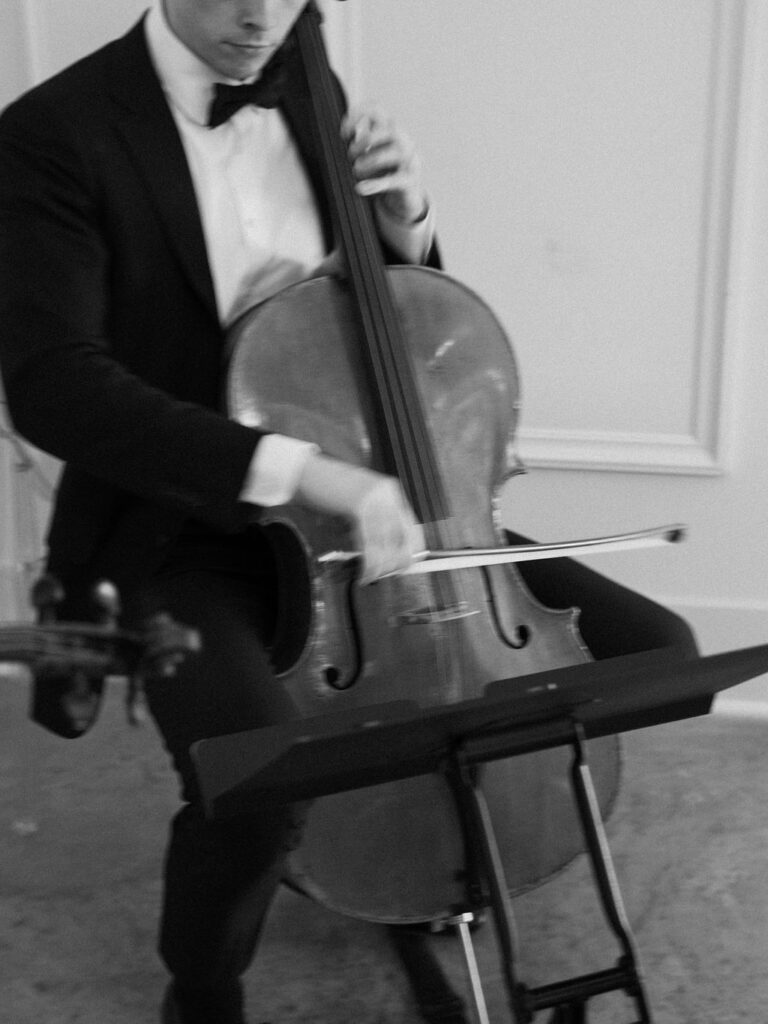 black and white wedding reception photos